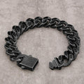 Vintage Cuban Chain Titanium Steel Necklace Bracelet