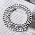 Titanium steel Cuban necklace