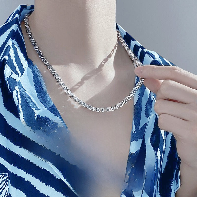 Titanium steel Cuban necklace