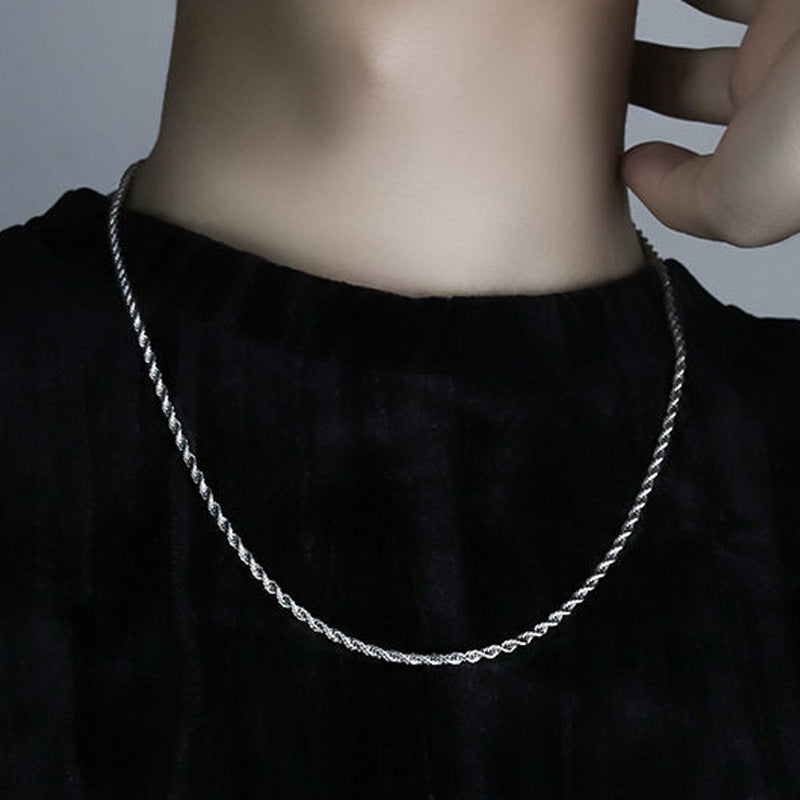 Titanium steel Cuban necklace
