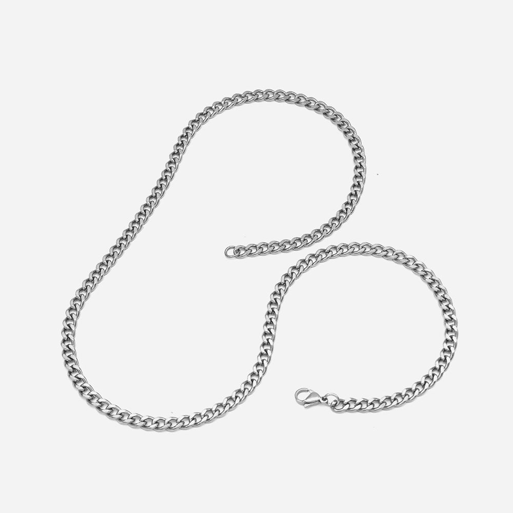 Titanium steel Cuban necklace