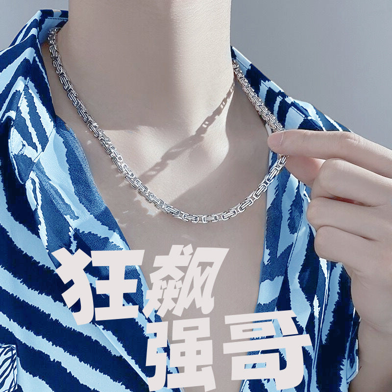 Titanium steel Cuban necklace