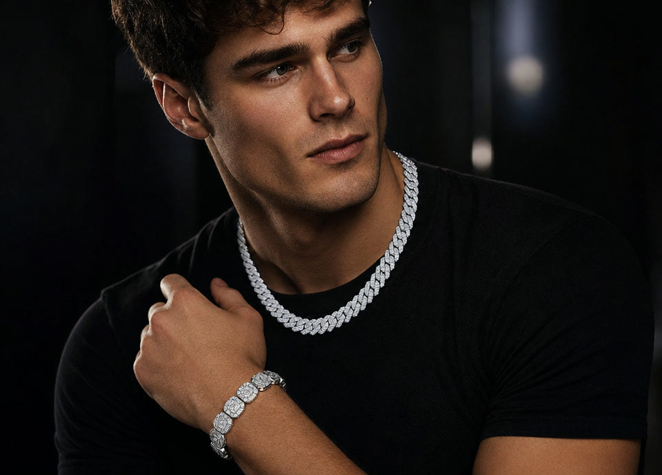 Iced Out Cuban Tennis Bracelet