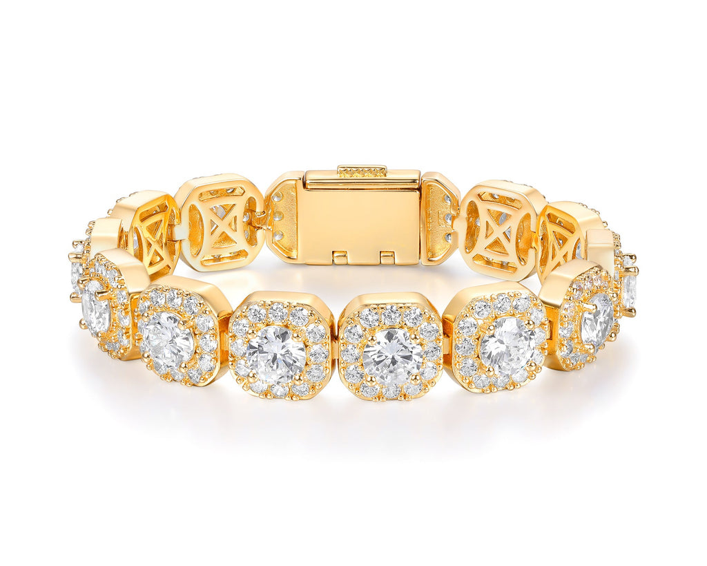 Iced Out Cuban Tennis Bracelet
