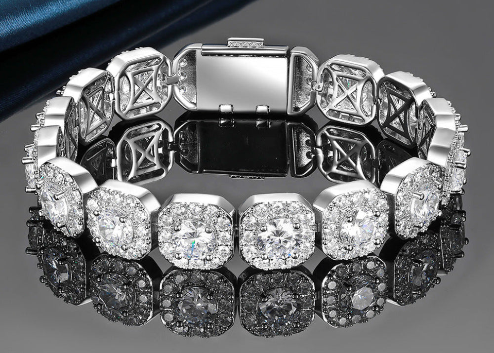 Iced Out Cuban Tennis Bracelet